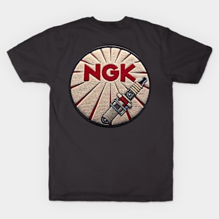 NGK spark plugs patch japan T-Shirt